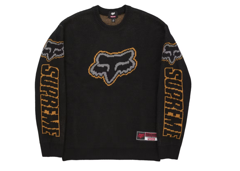 Supreme Fox Racing Sweater Black