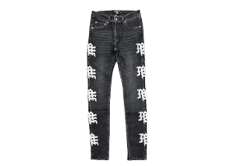 Mixed Emotions Monogram Denim Black Wash