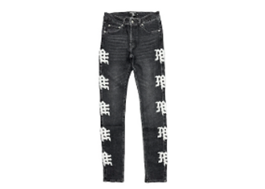 Mixed Emotions Monogram Denim Black Wash