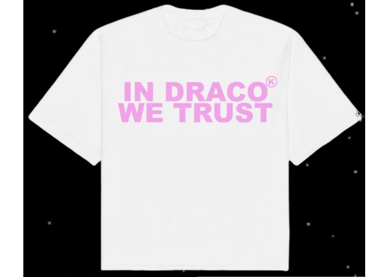 In Draco We Trust White/Pink