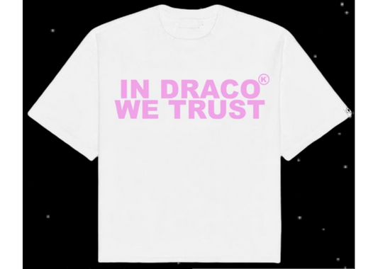 In Draco We Trust White/Pink