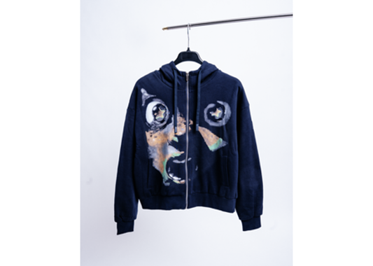 This Was Homme Dark Sees Light Hoodie Navy