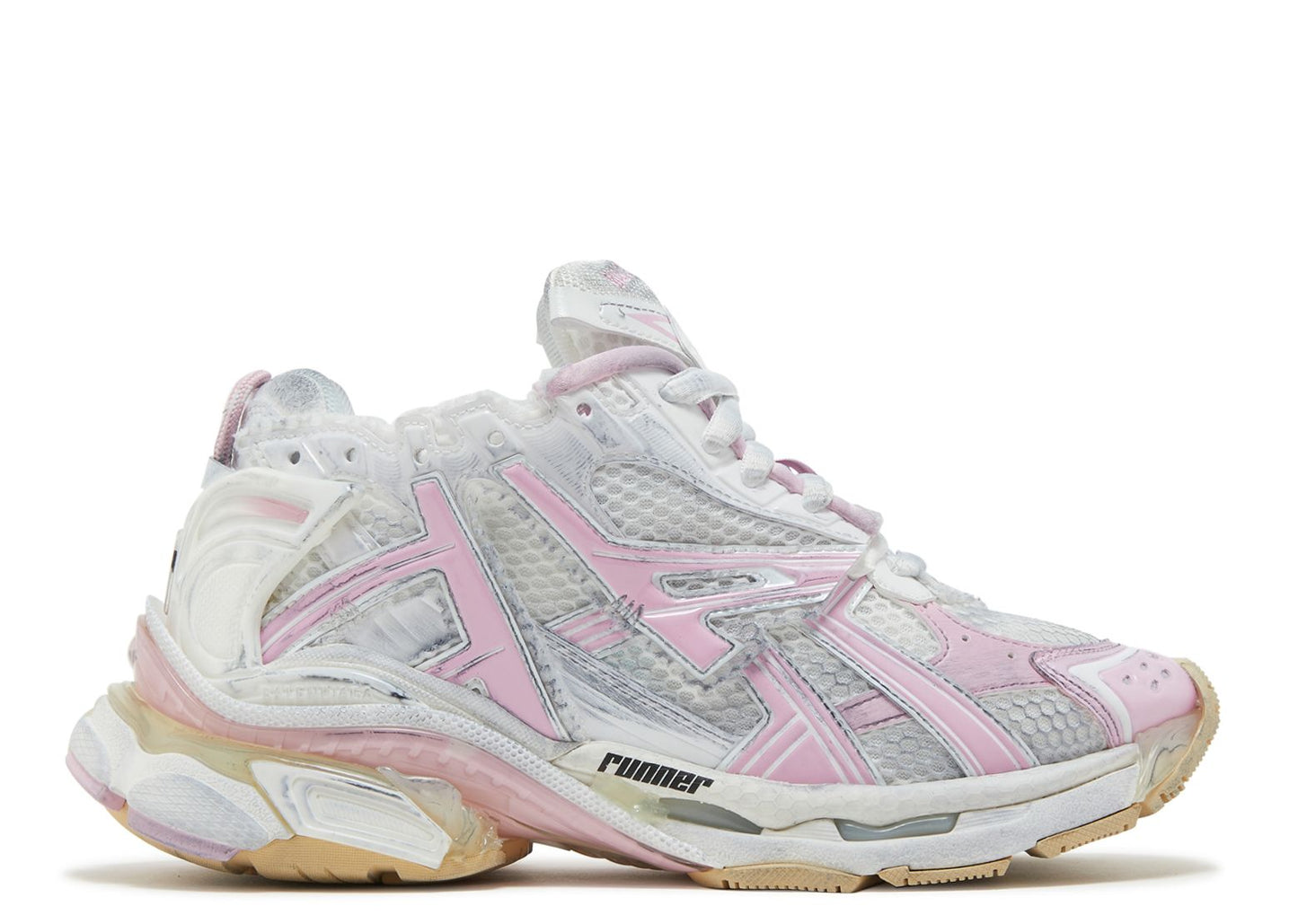 Balenciaga Wmns Runner Sneaker White Pink