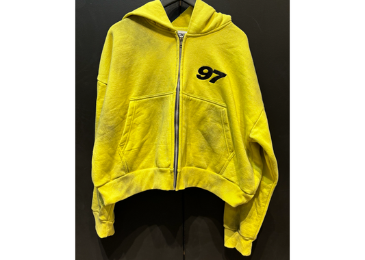 97 Zip Up Hoodie Yellow