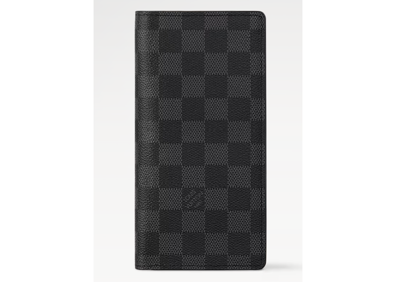 Louis Vuitton Brazza Wallet Damier Graphite Canvas