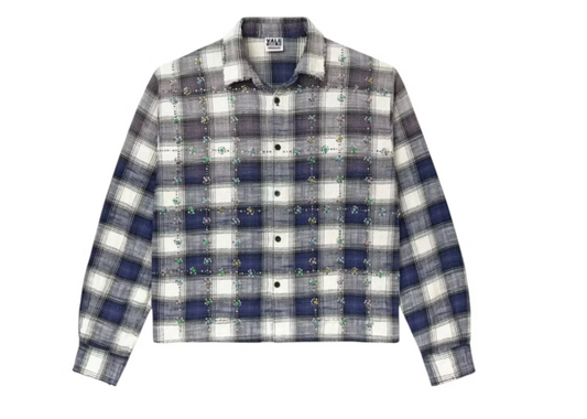 Vale Forever Sky Gems L/S Flannel Navy