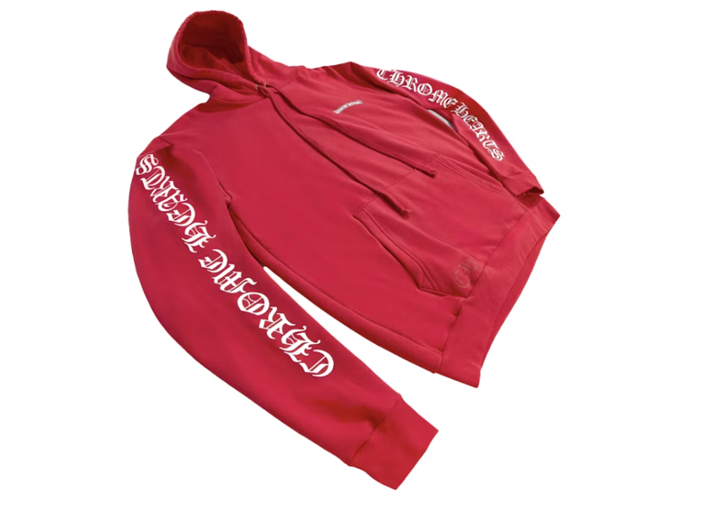 Chrome Hearts Red Hoodie