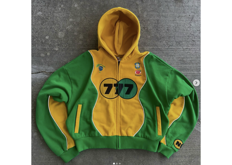 Neverleavingheaven LUCKY 7 Brazil Zipup