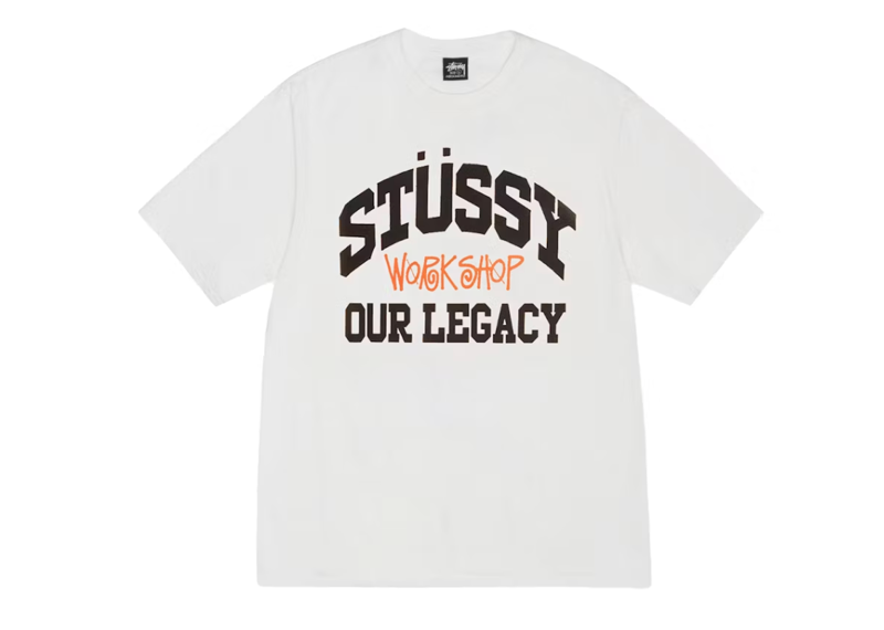 Stussy x Our Legacy Work Shop Collegiate Pigment Dyed Tee