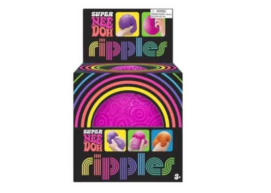 NeeDoh Super Ripples Fidget Ball Pink