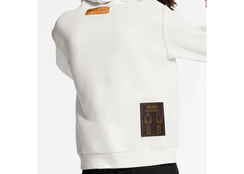 LV Back Tag Hooded Sweatshirt Men