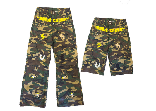 Sume Doubled Waisted Camo Convertibles