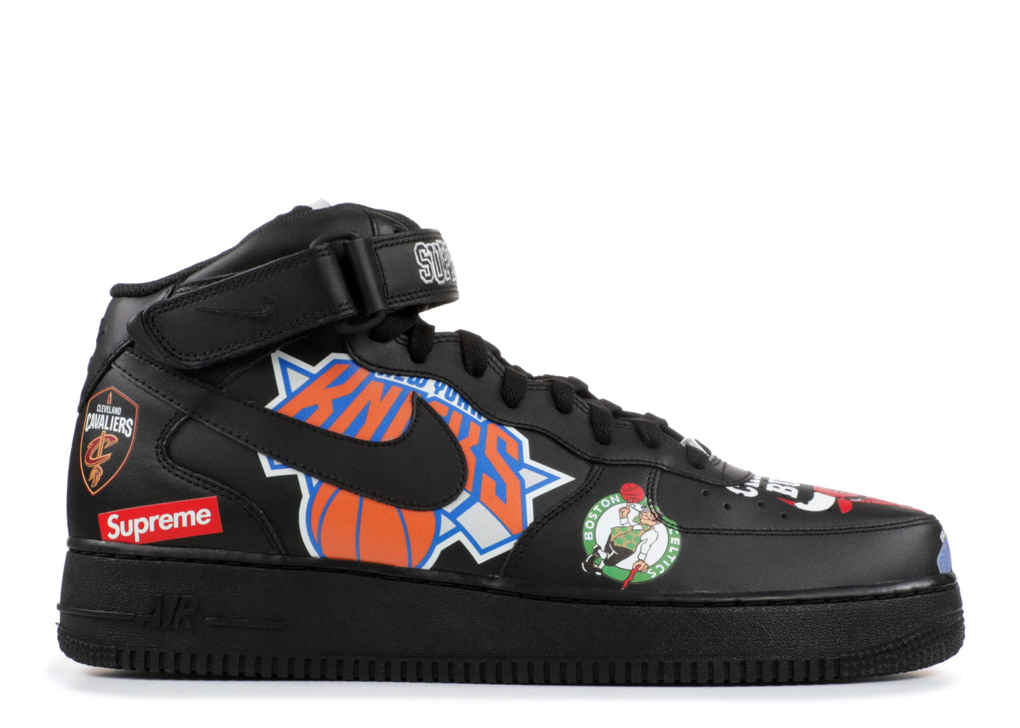 Supreme x NBA x Air Force 1 Mid 07 Black