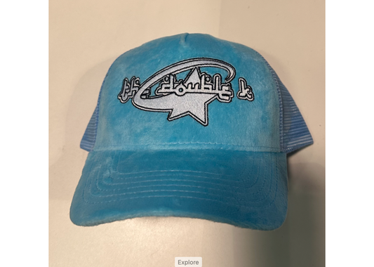 Double K Blue Hat