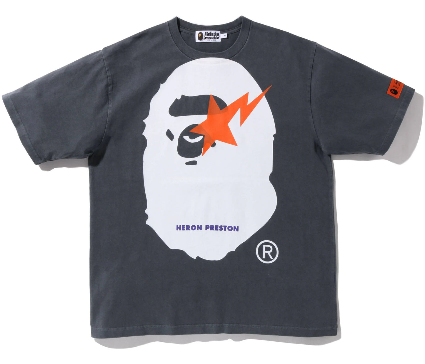 BAPE x Heron Preston Relaxed Fit Tee Black