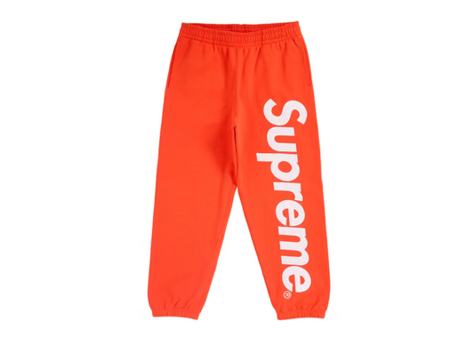 Supreme Satin Applique Sweatpant Orange