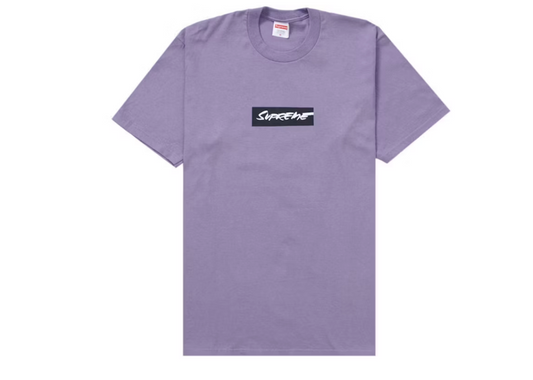 supreme futura box logo purple