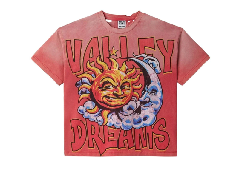 Vale Forever Thrashed Red Sun Tee