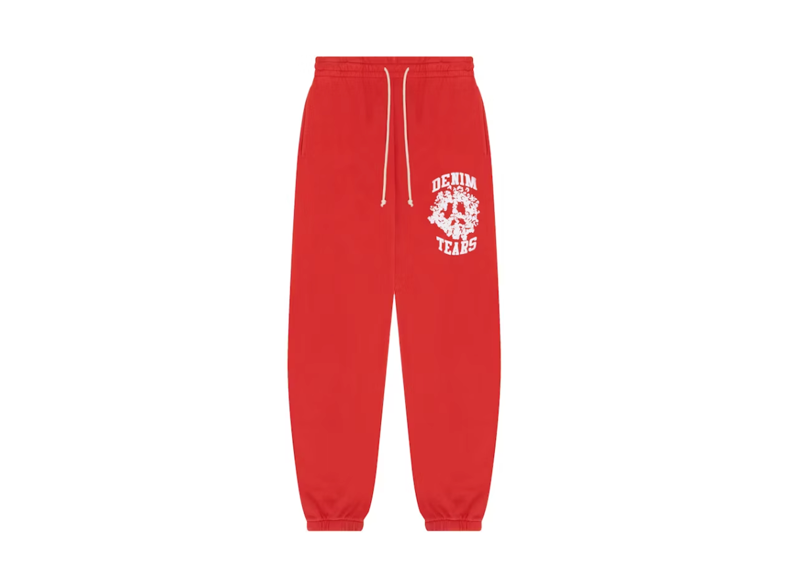 Denim Tears Denim University Sweatpants Red