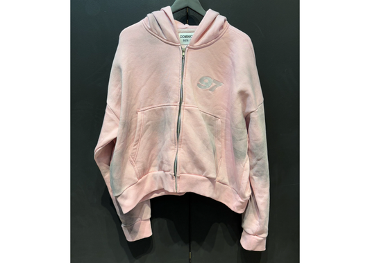 97 Zip Up Hoodie Pink