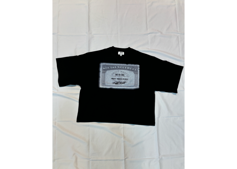 Profit Minded Tee Black