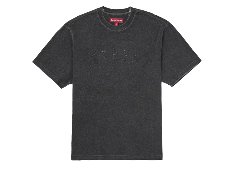 Supreme Overprint S/S Top Black