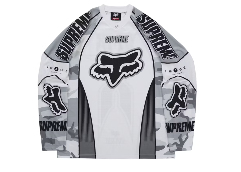 Supreme Fox Racing DMX Jersey White