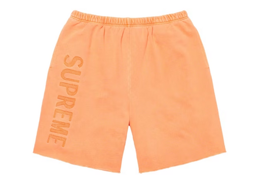 Supreme Overdyed Sweatshort Bright Peach