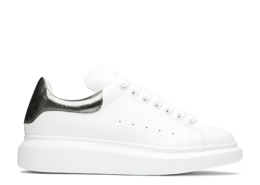 Alexander McQueen Wmns Oversized Sneaker Bleach White Silver