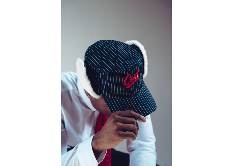 Certified Japanese selvage Pinstripe Denim Hat
