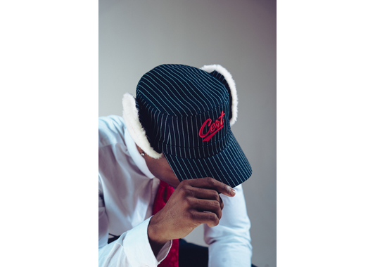 Certified Japanese selvage Pinstripe Denim Hat