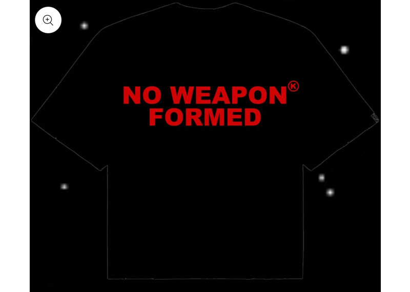 No weapon formed black/red