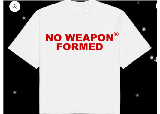 No Weapon Formed white/red