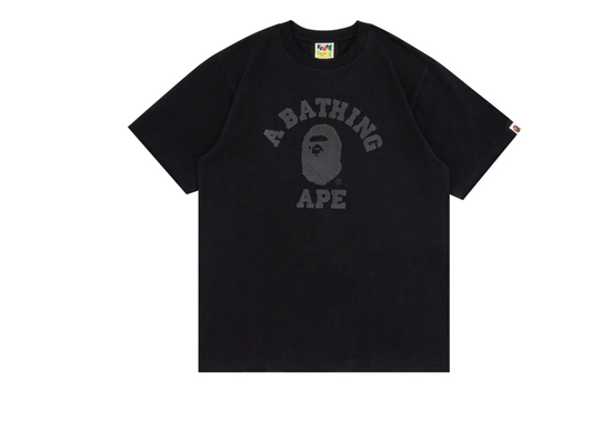 BAPE College Tee In Black