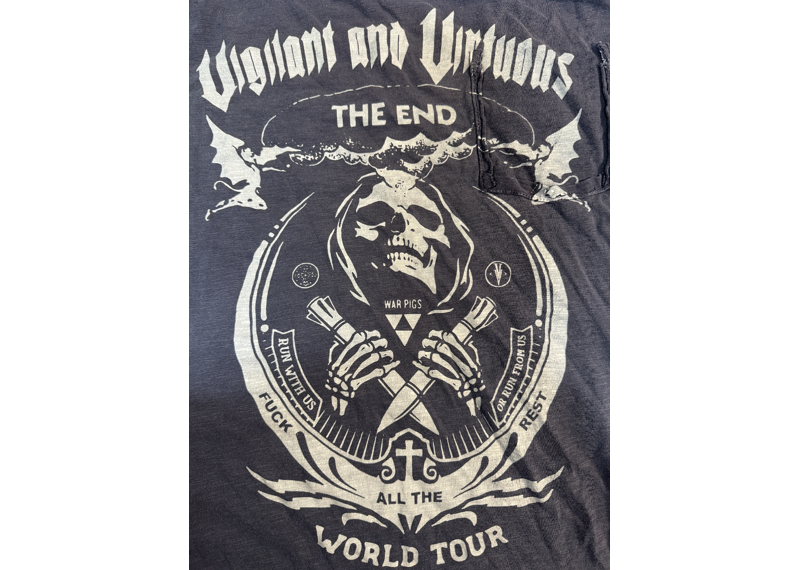 Vigilant Virtuous Skull Tee