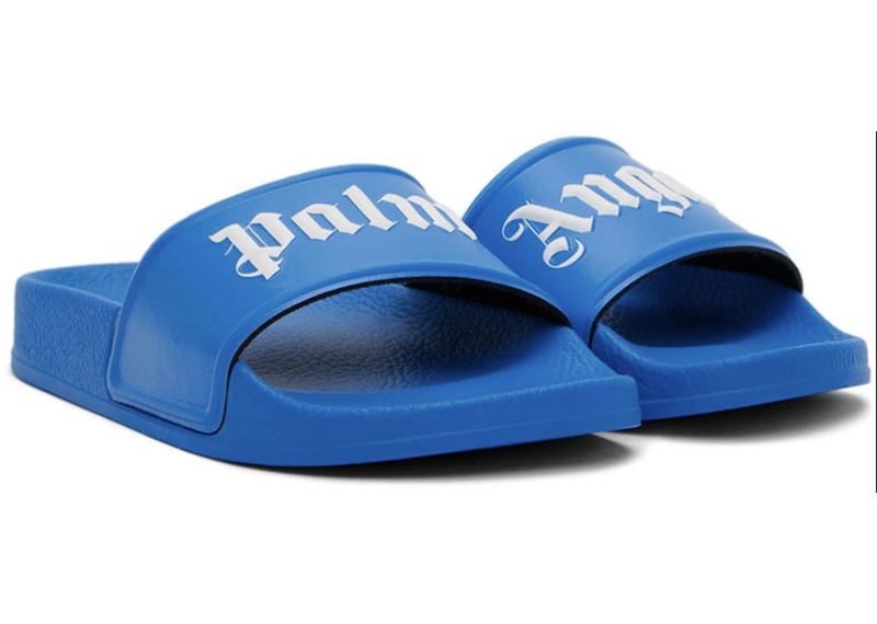 Palm Angels Kids Pool Slide Blue