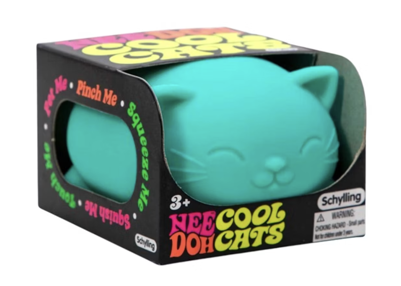 NeeDoh Cool Cat Squishy Fidget Toy