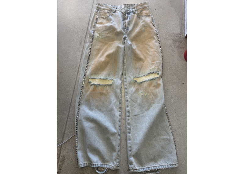 4AM Blue Studded Denim