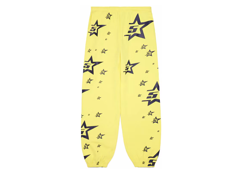 Sp5der 5Star Sweatpants Yellow