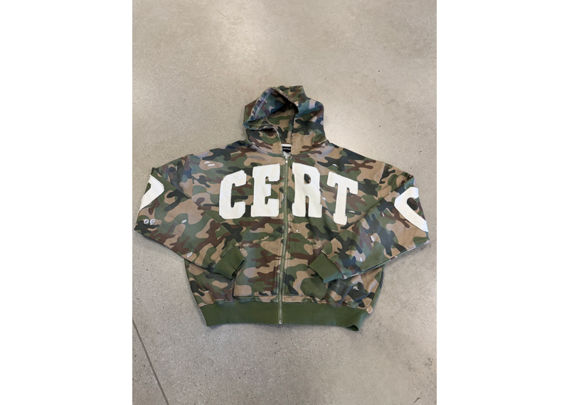 CRTFD CAMO ZIPUP