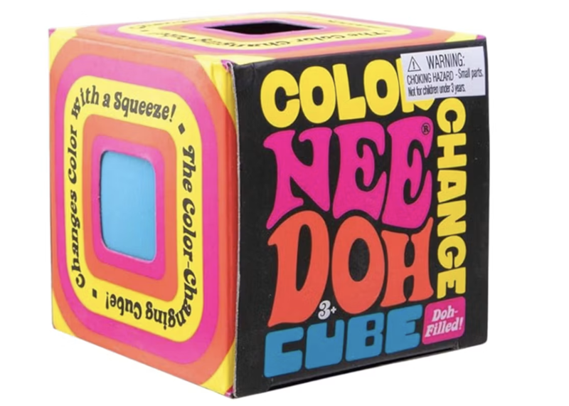 NeeDoh Color Change Cube Sensory Squeeze Toy