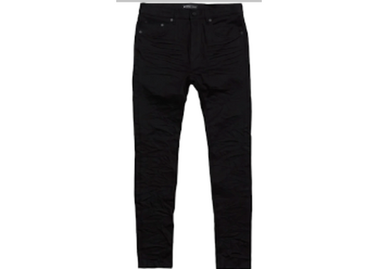 Purple Brand Black Raw Jeans
