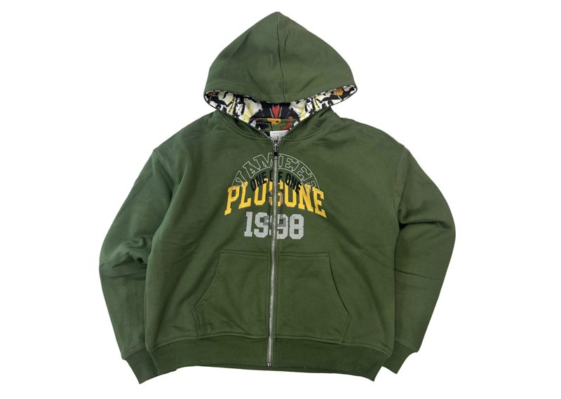 Plus One x Vxmeee Green Reversible Hoodie