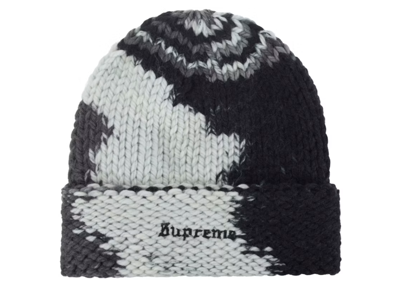 Supreme Gradient Spacedye Beanie Black