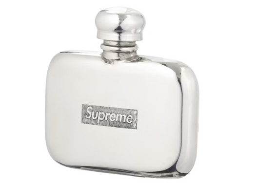 Supreme Pewter Mini Flask Silver