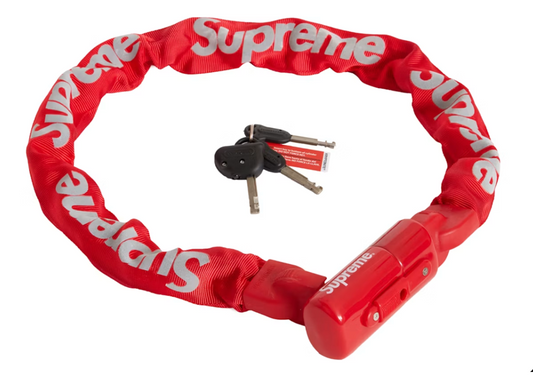 Supreme Kryptonite Integrated Chain Lock Red