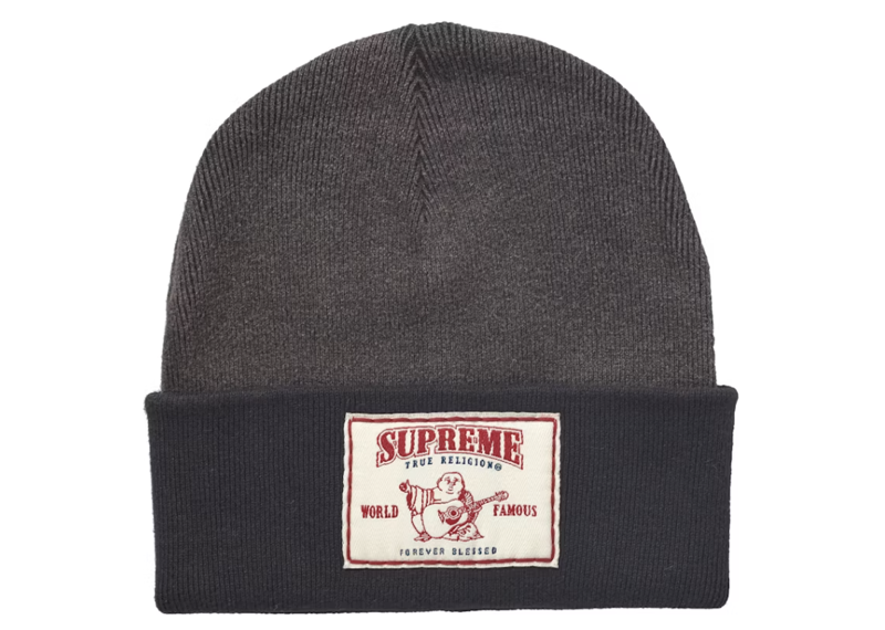 Supreme True Religion Beanie Black