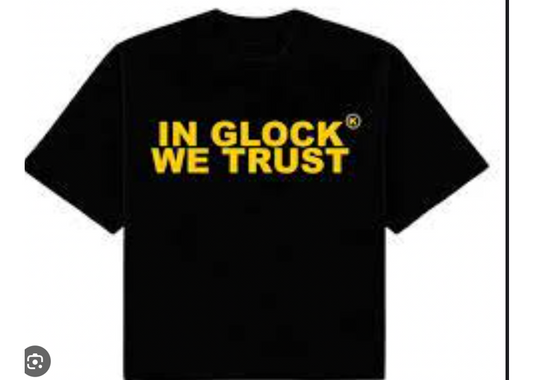 In Glock We Trust Black/Yellow