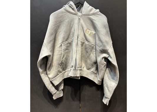 97 Zip Up Hoodie Grey