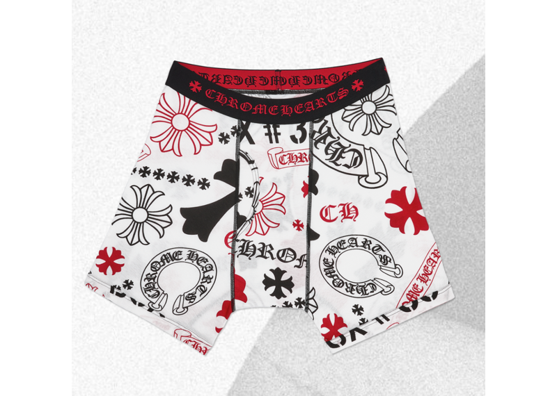 Chrome Heart Boxers Red/White